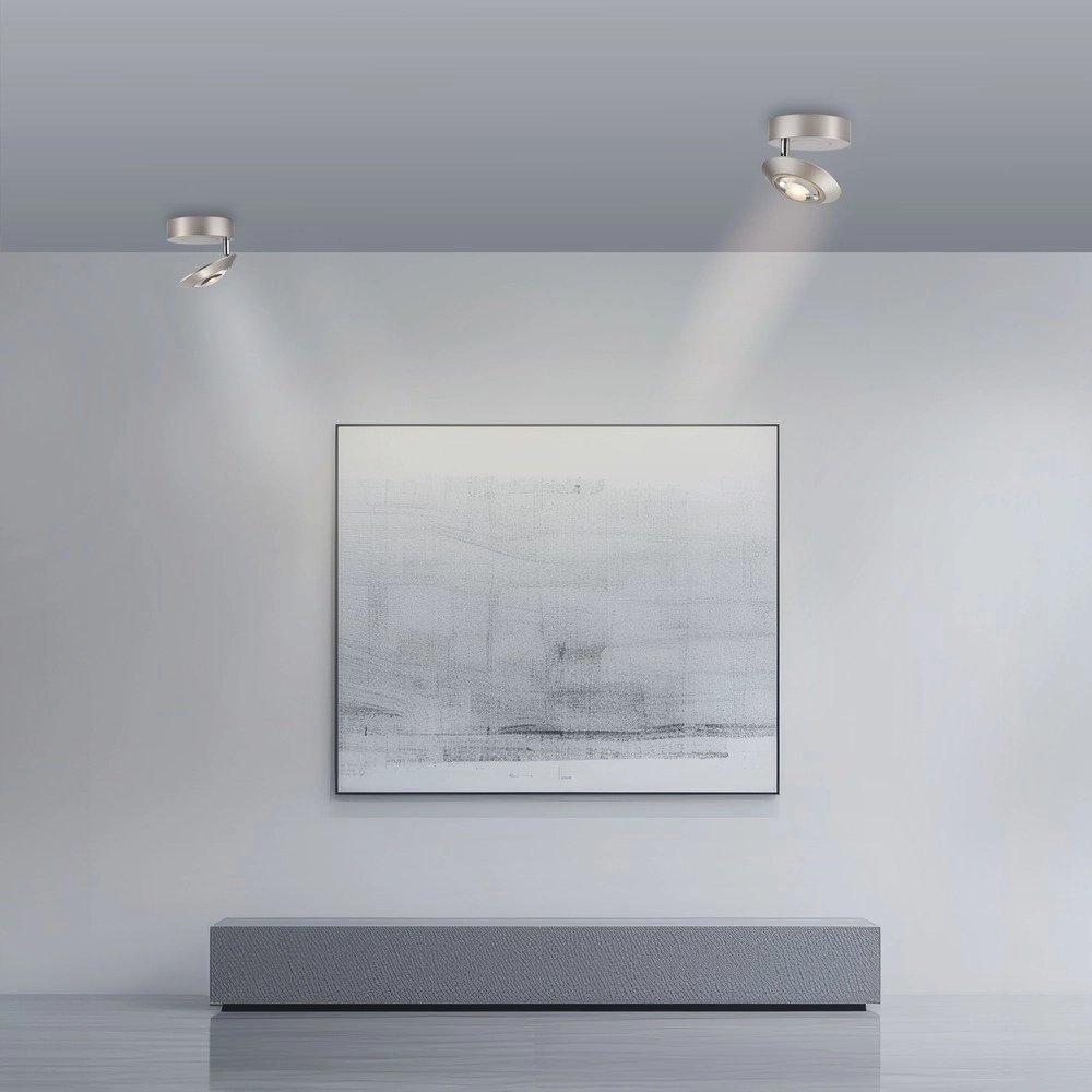 Spot LED au plafond Pure Oculis Gris diamant Paul Neuhaus 4012248397060