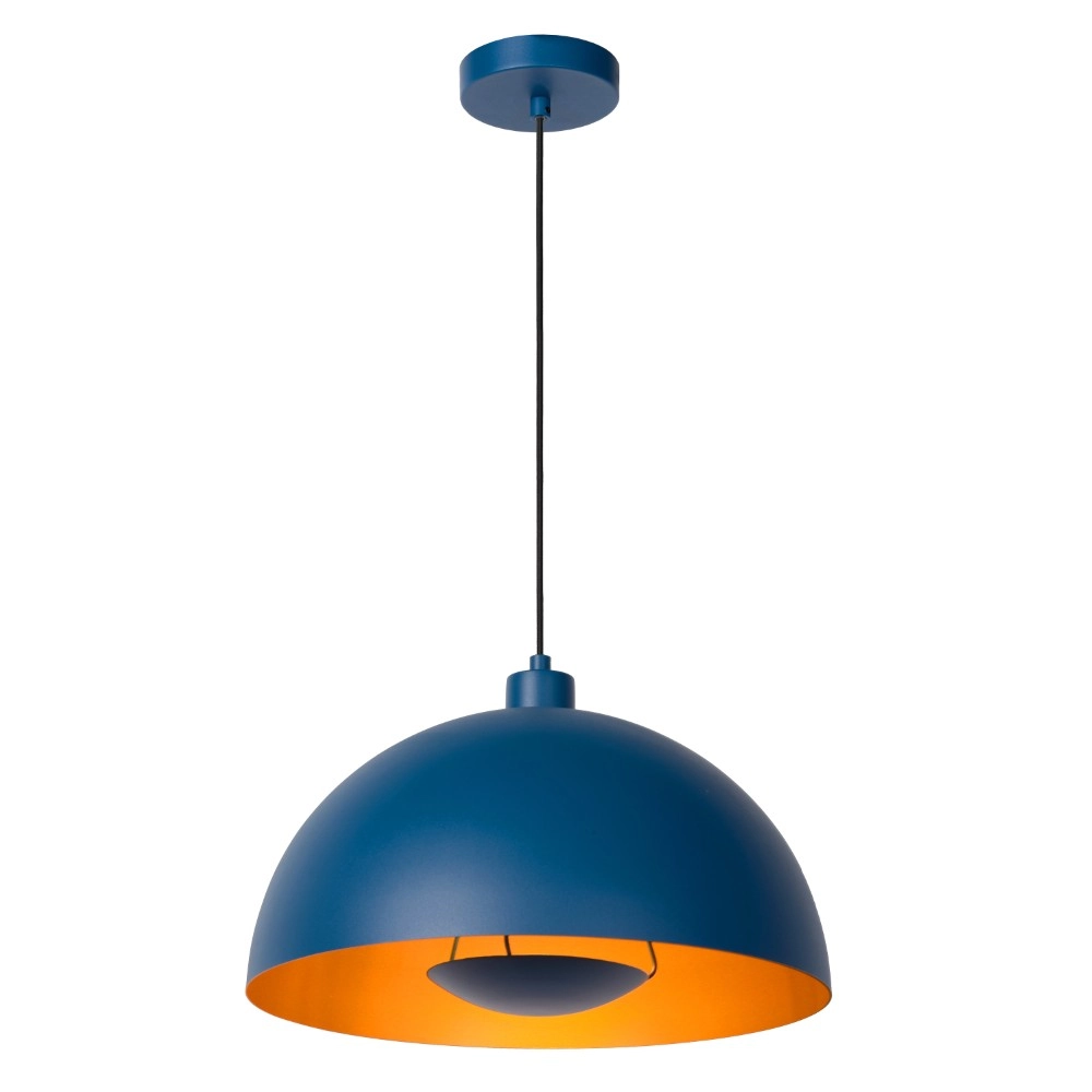 Lampe pendante de conception Siemon bleu