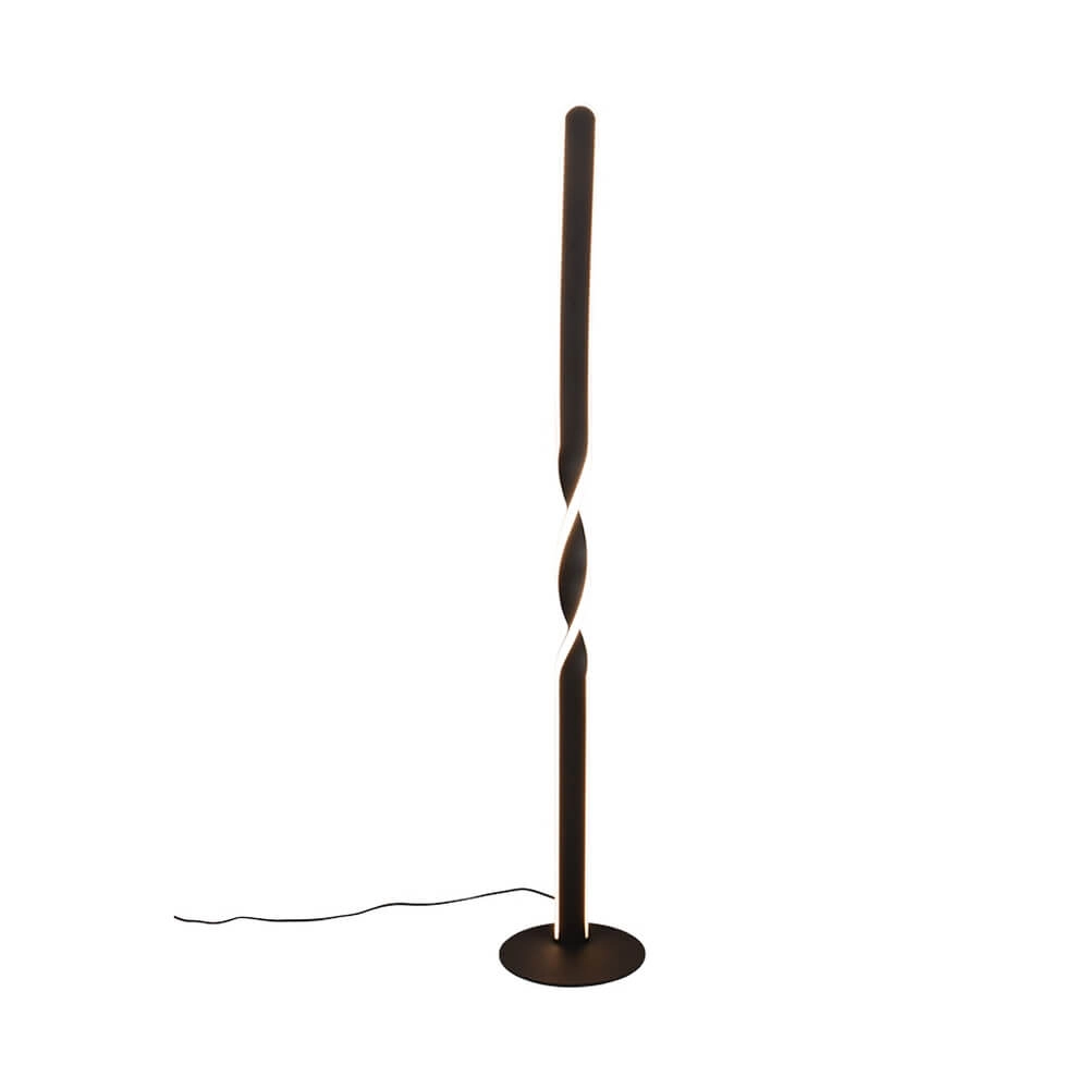 Lampadaire design Ginko noir Trio 4017807642629