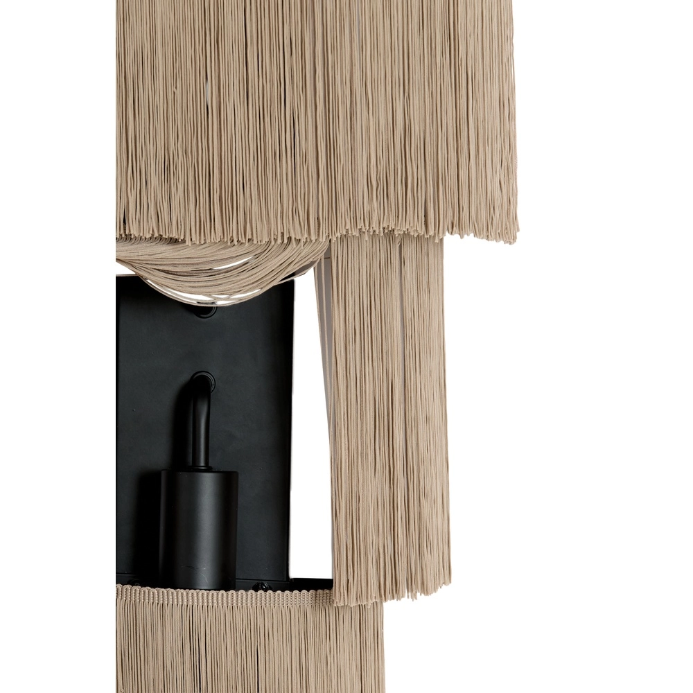 Lampe murale à ficelles, Malaika taupe Light & Living 8717807816407