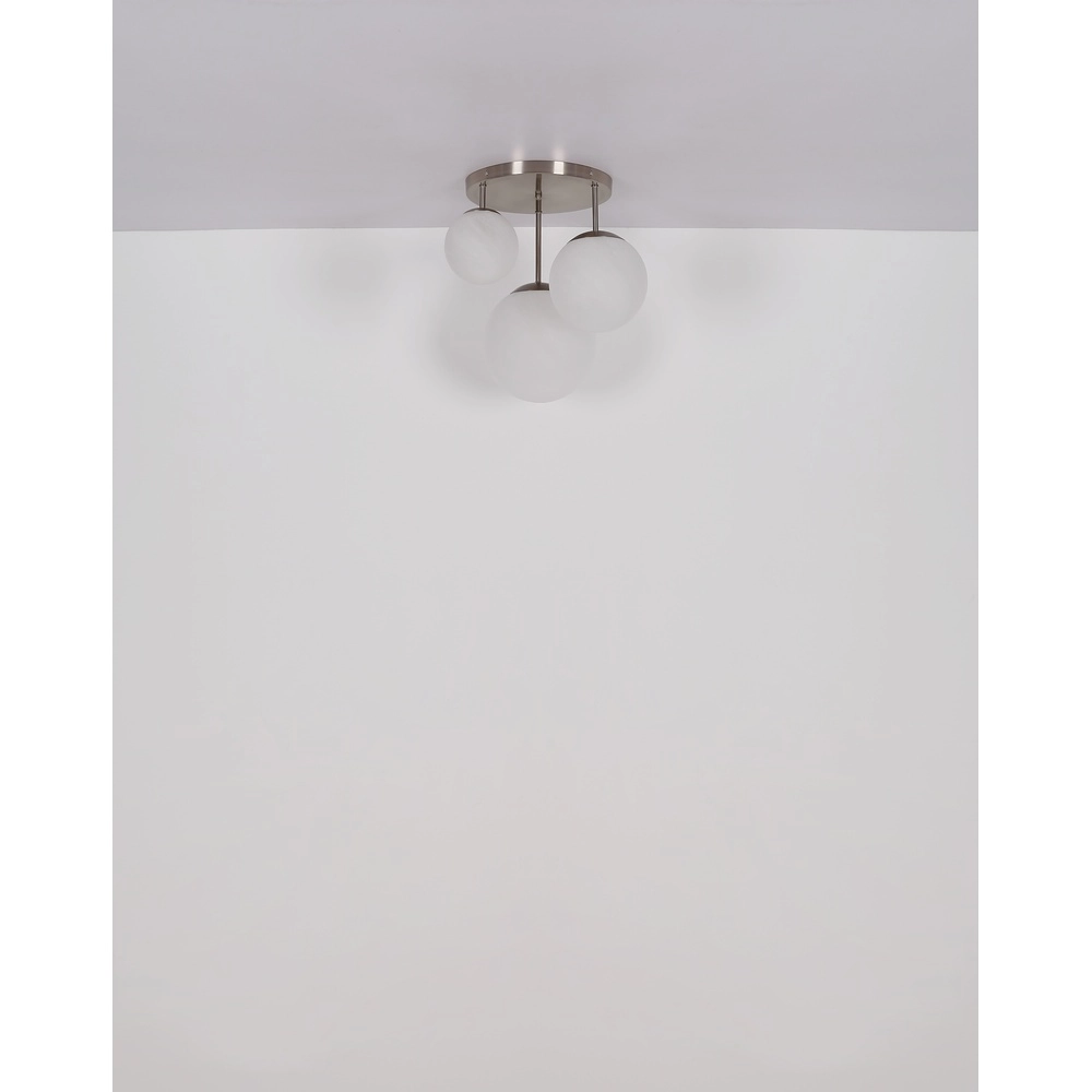 Lampe de plafond Kop nickel Globo 9007371519996