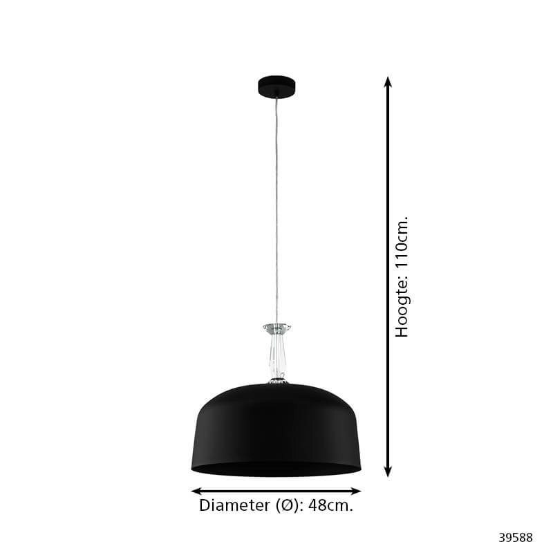 Design hanging lamp Monte Fuerte black Stars of Light 9002759395889