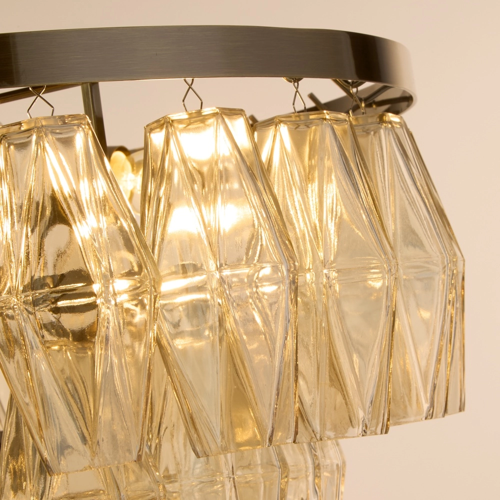 Lampe suspendue Alba laiton ancien Ø 48cm Searchlight 5,05342E+12