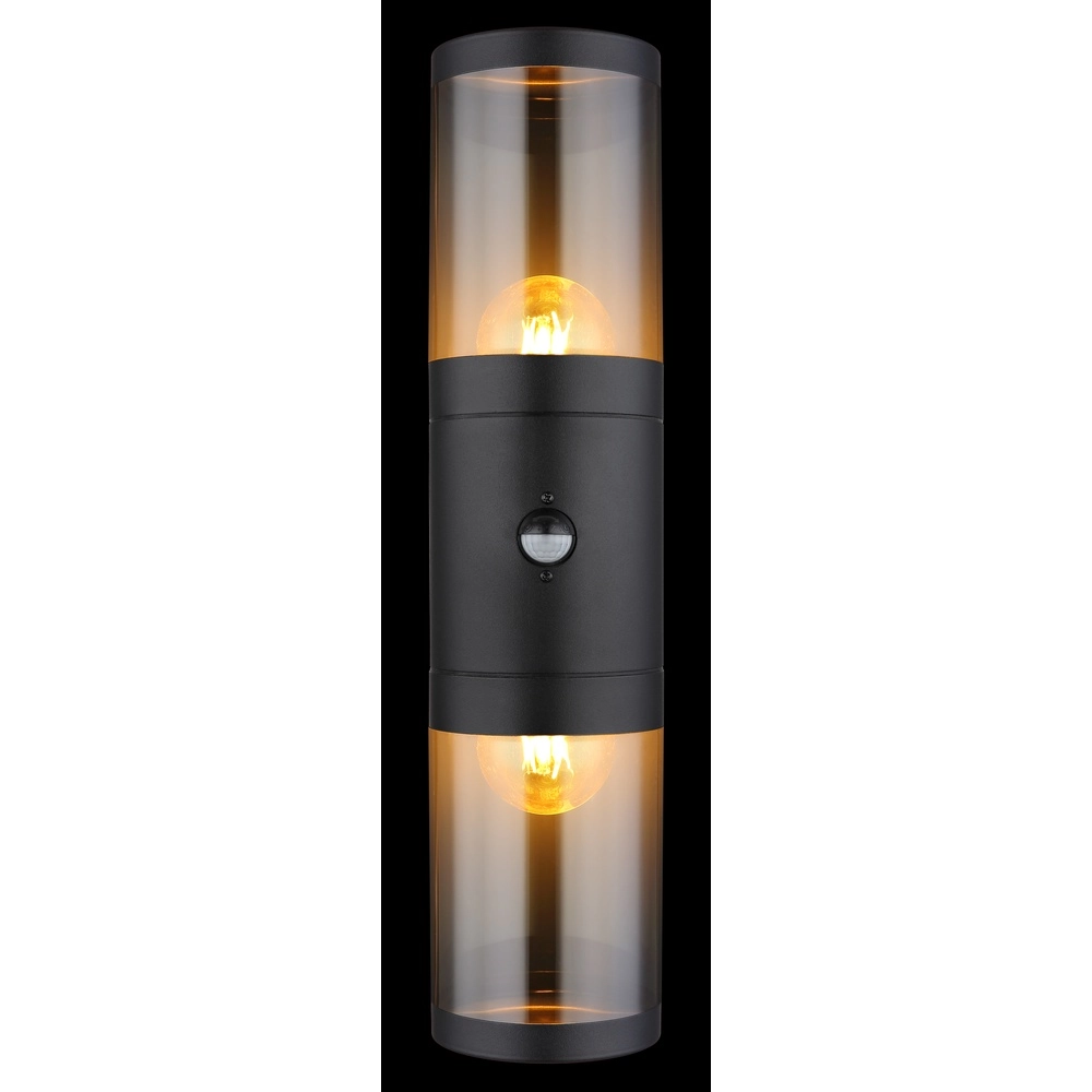 Lampe murale moderne Xeloo Noir avec capteur Globo 9007371435289