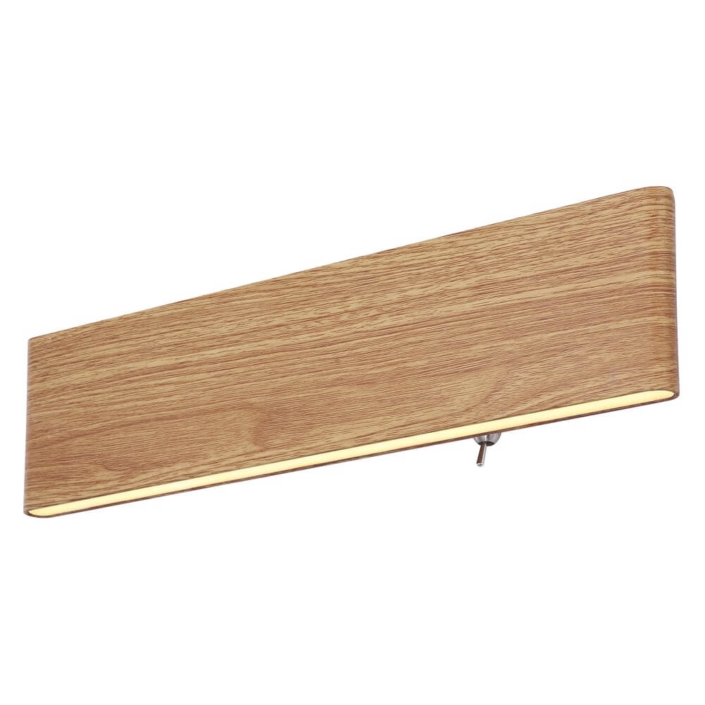 Applique murale design Siegfried Bois M avec interrupteur
