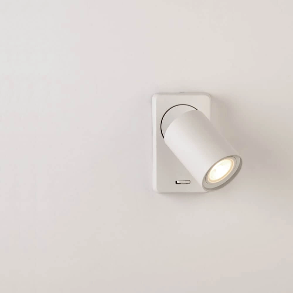 Plafonnier Moon 1 blanc Lyora