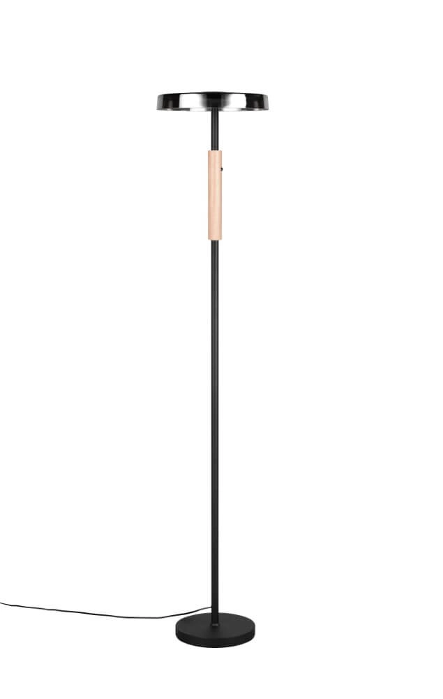 Lampadaire LED Celeste verre de fumée Trio 4017807616910