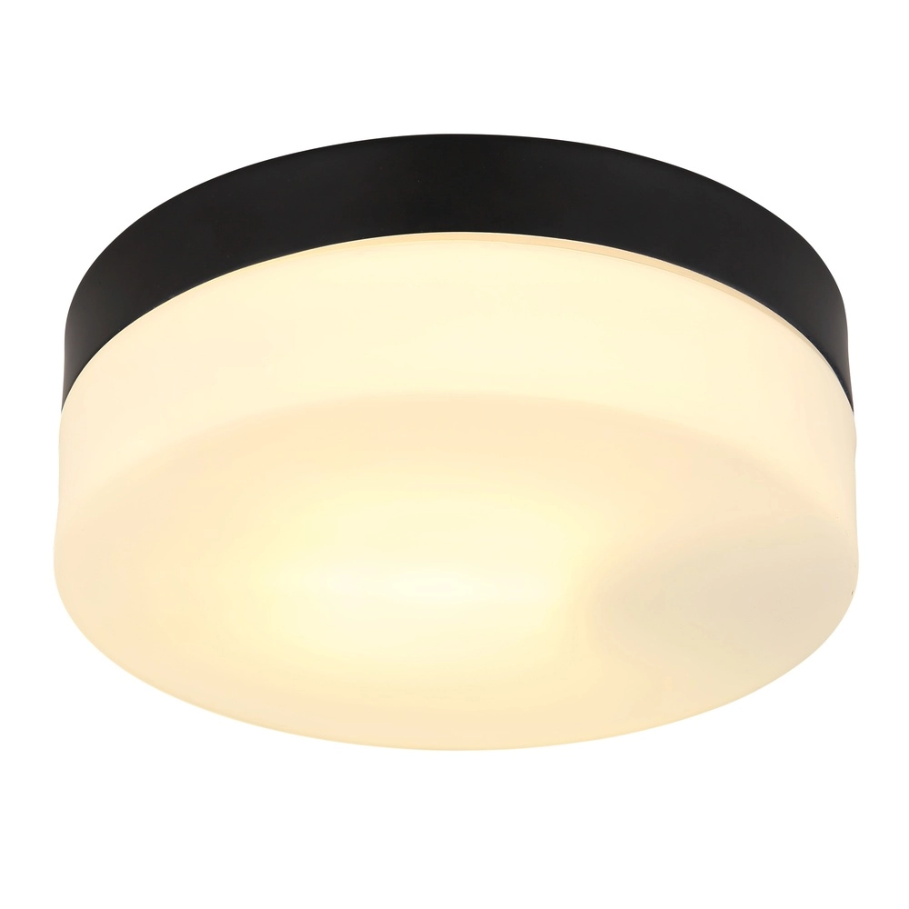Conception de plafonds Vranos noir pour usage extérieur Ø 18,4 cm