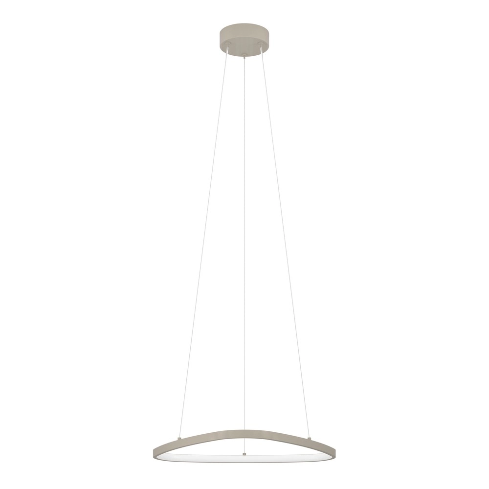 Lampe pendante moderne Leporano brun sable