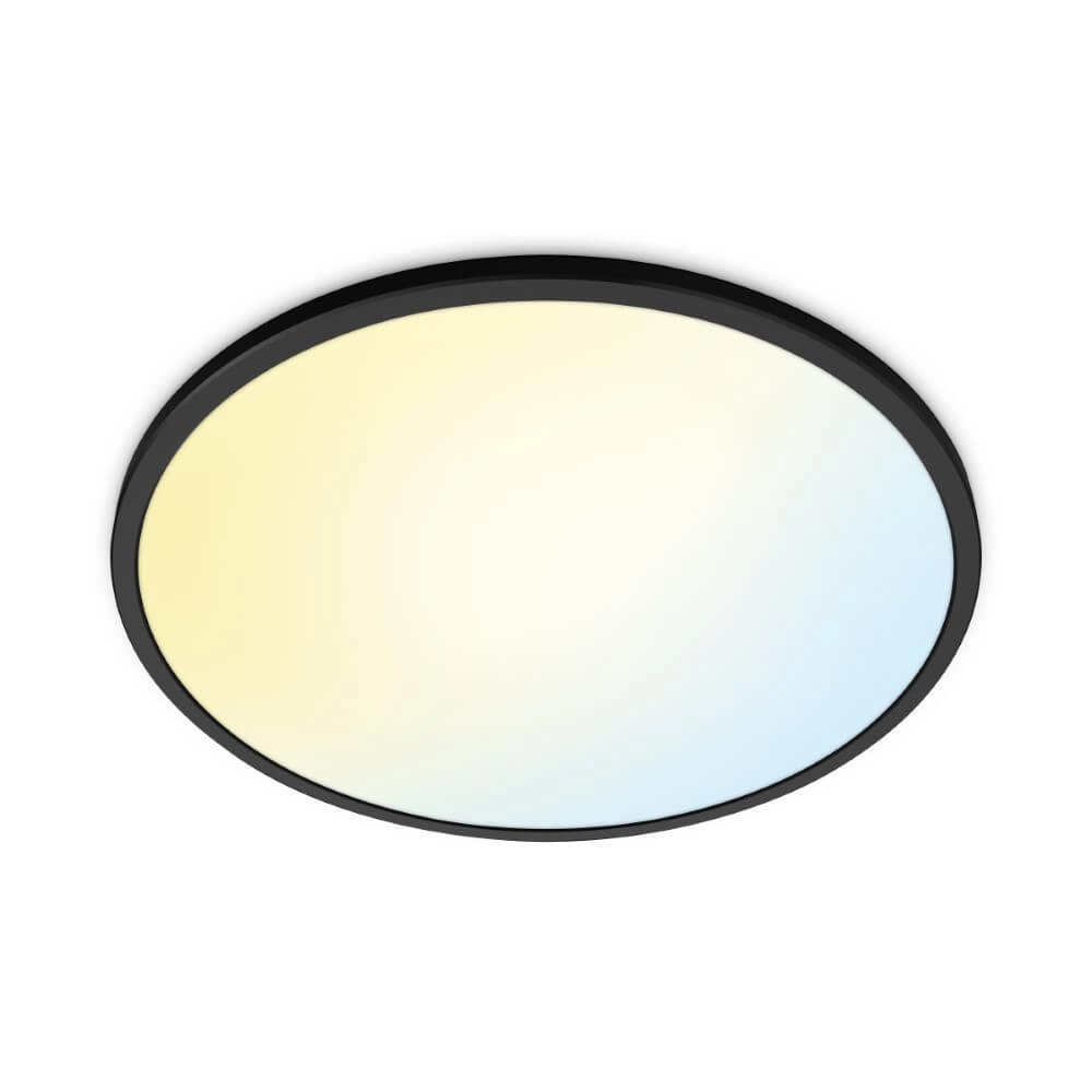 Plafonnier intelligent SuperSlim Ø 43cm - noir WiZ 8719514554955
