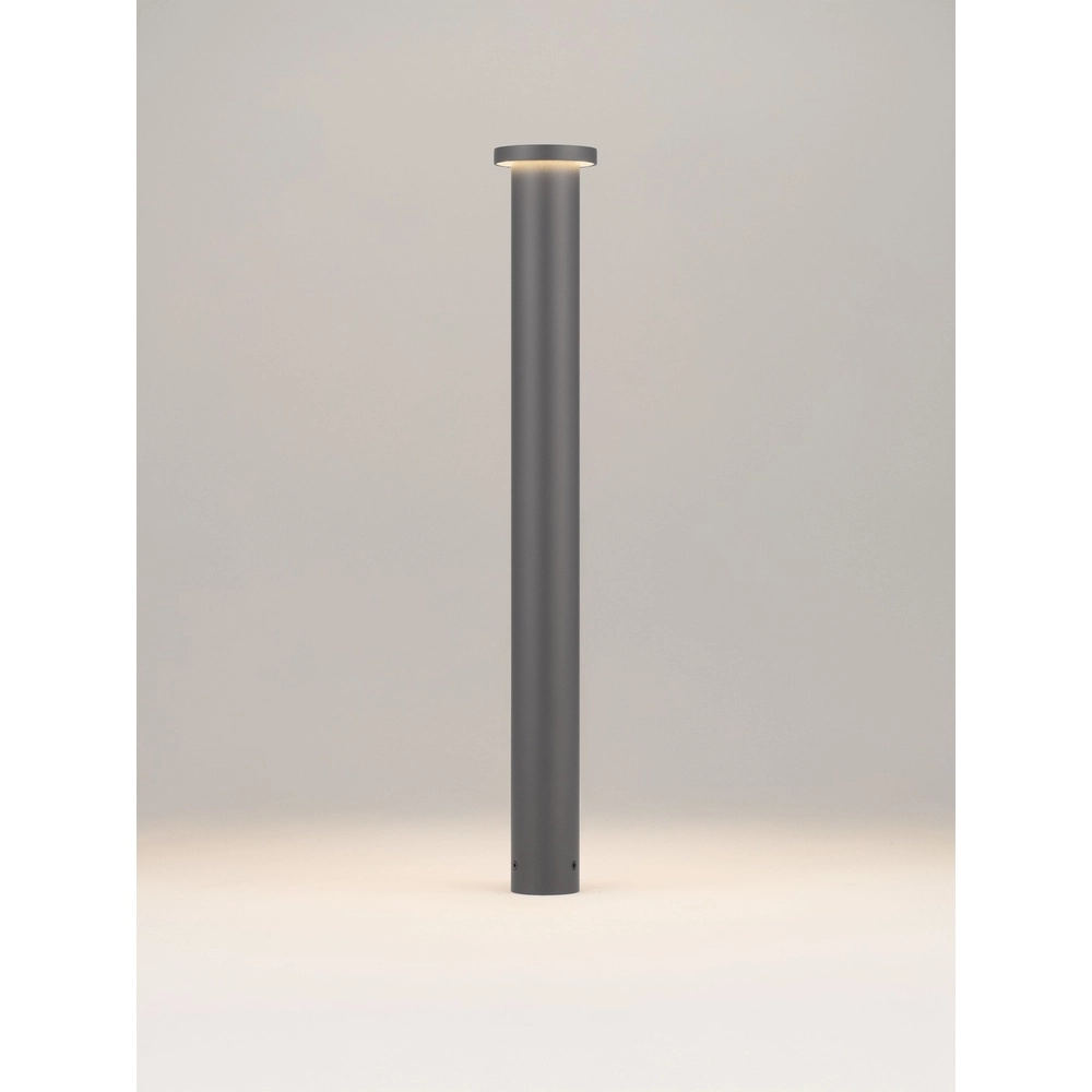 Éclairage de chemin moderne Bast gris foncé 65cm - 2700K Lyora 5212017497635