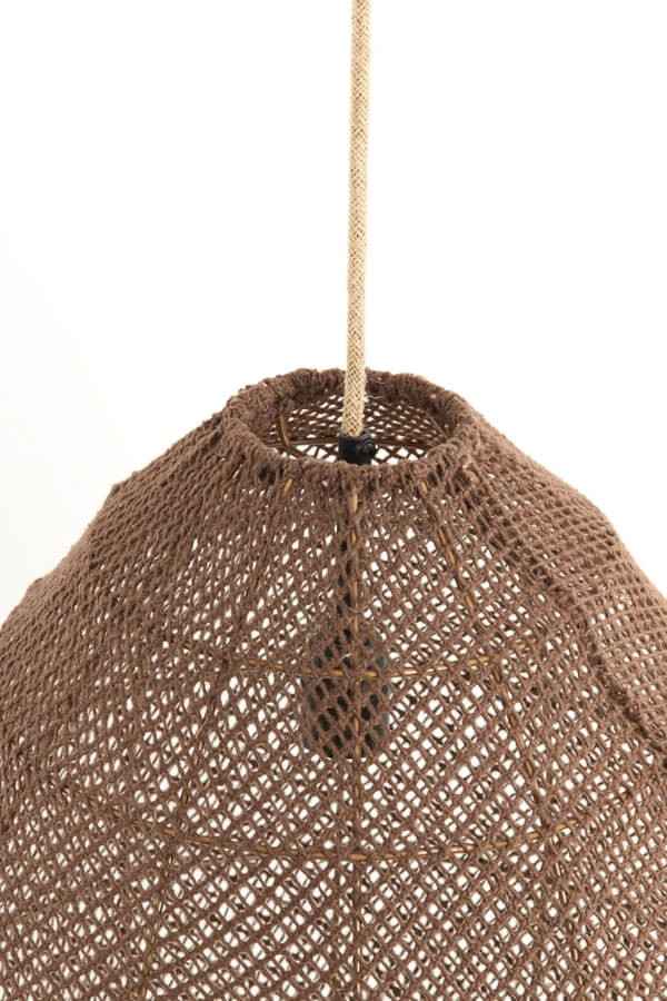 Suspension Japandi Makassar marron Ø 42cm Light & Living 8717807706449