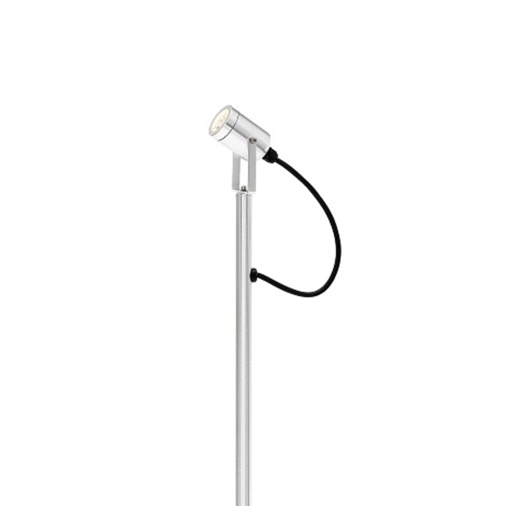 Spot de jardin LED Monza 107cm - gris métallisé 3000K KonstSmide 7318307970005