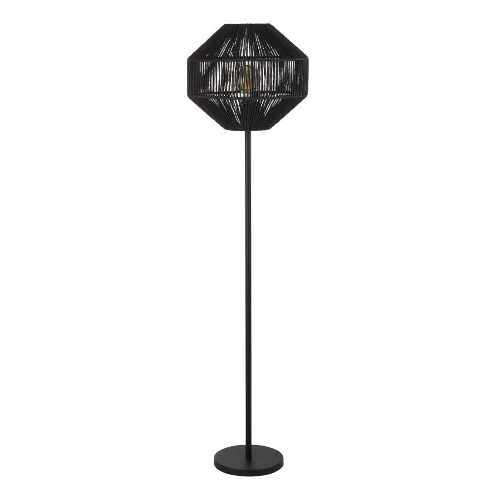Lampe de table noire Wicker