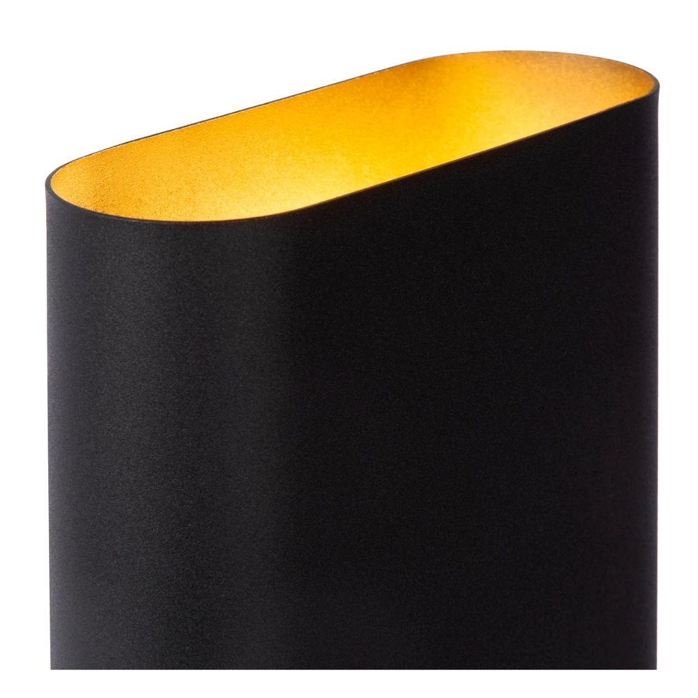 Emplacement mural de conception Ovalis Noir Lucide 5411212126894