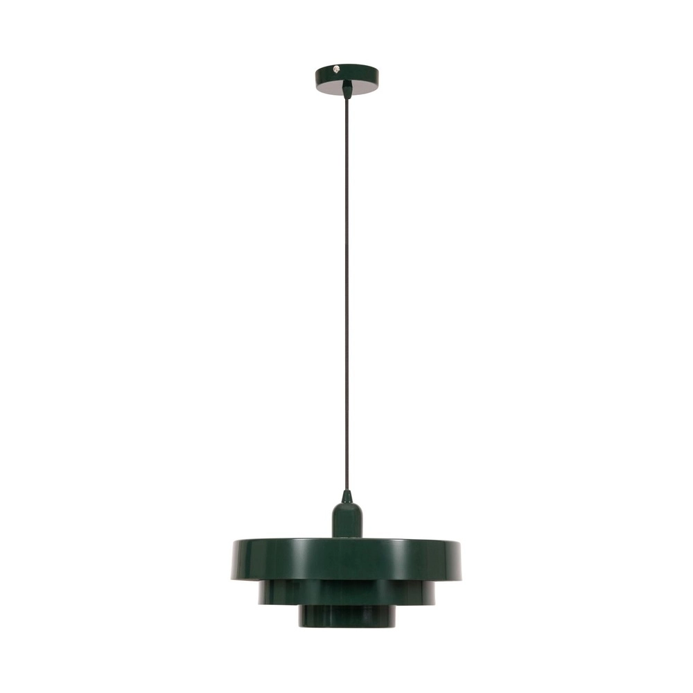 Lampe pendante de conception Runa vert Ø 35cm