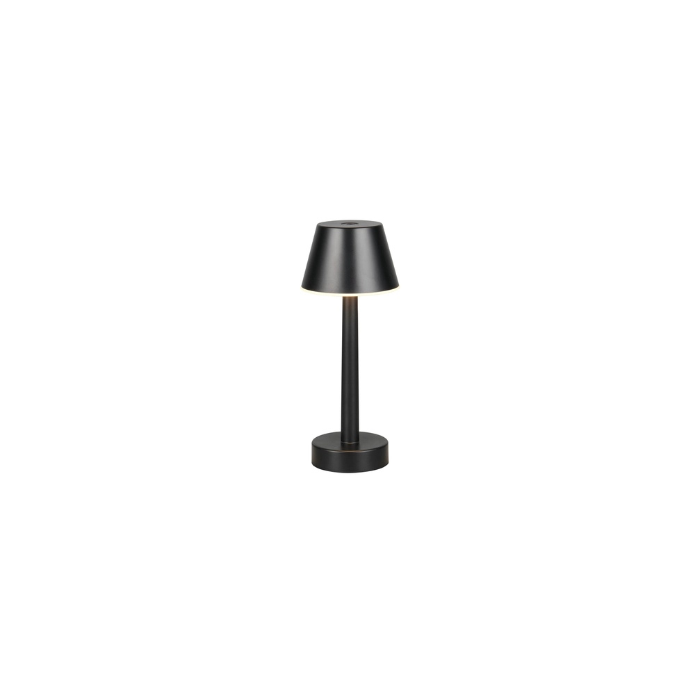 Lampe de table rechargeable Vidal noir