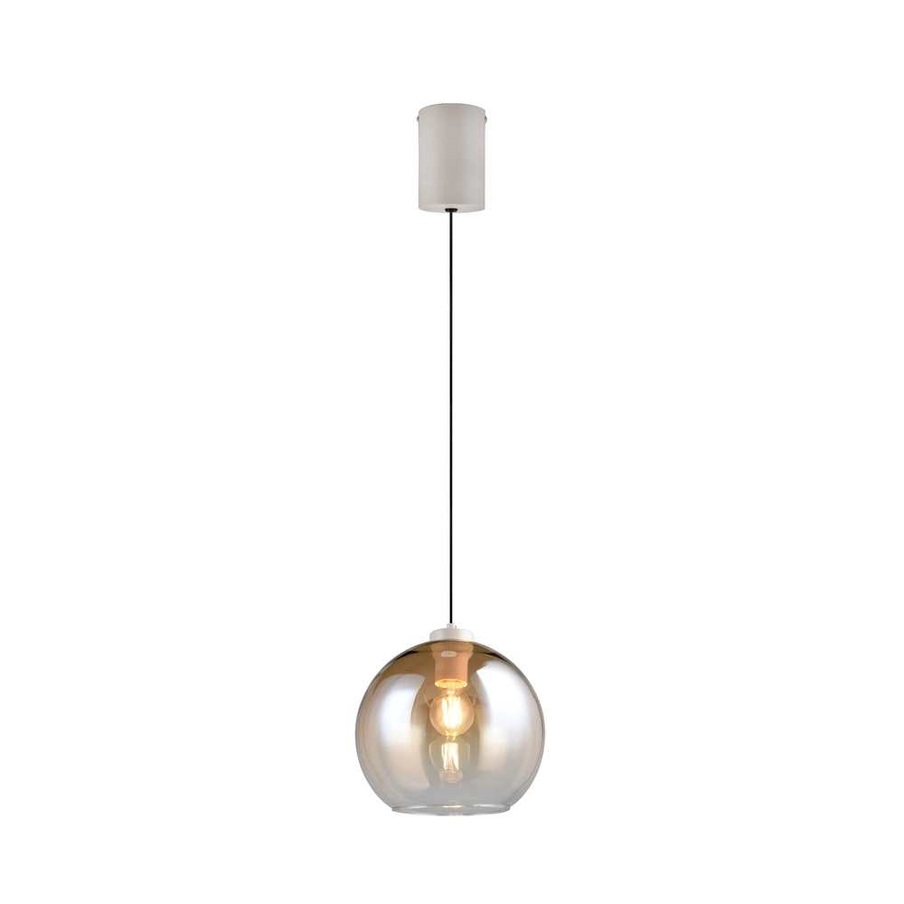 Lampe suspendue Liora Verre ambré Trio 4017807682380