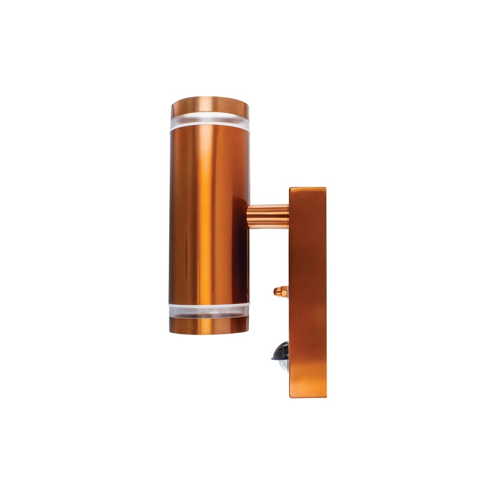 Projecteur mural double avec capteur Opden Cuivre rouge - 2x GU10 Lyora 5055788285687