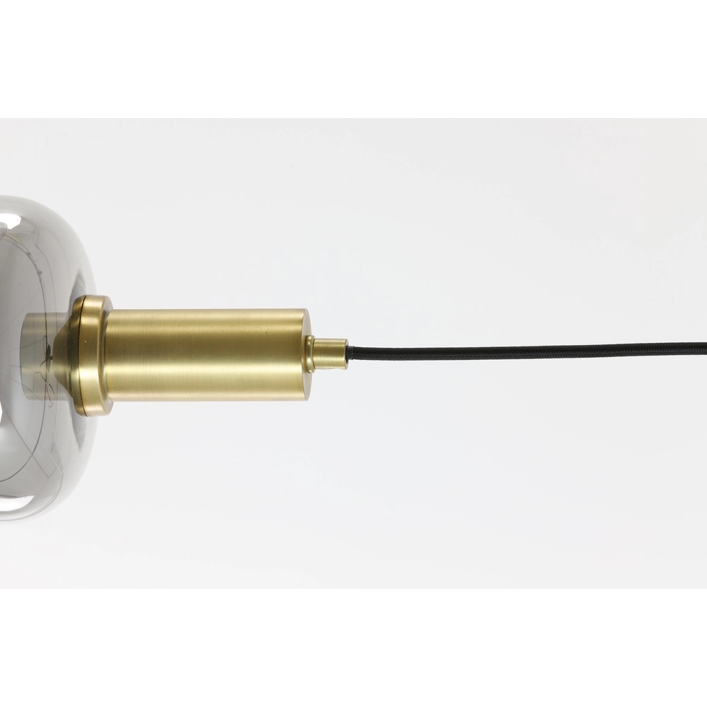 Lampe suspendue en verre fumé Lekar Ø 21cm - 1x E27 Light & Living 8717807610975