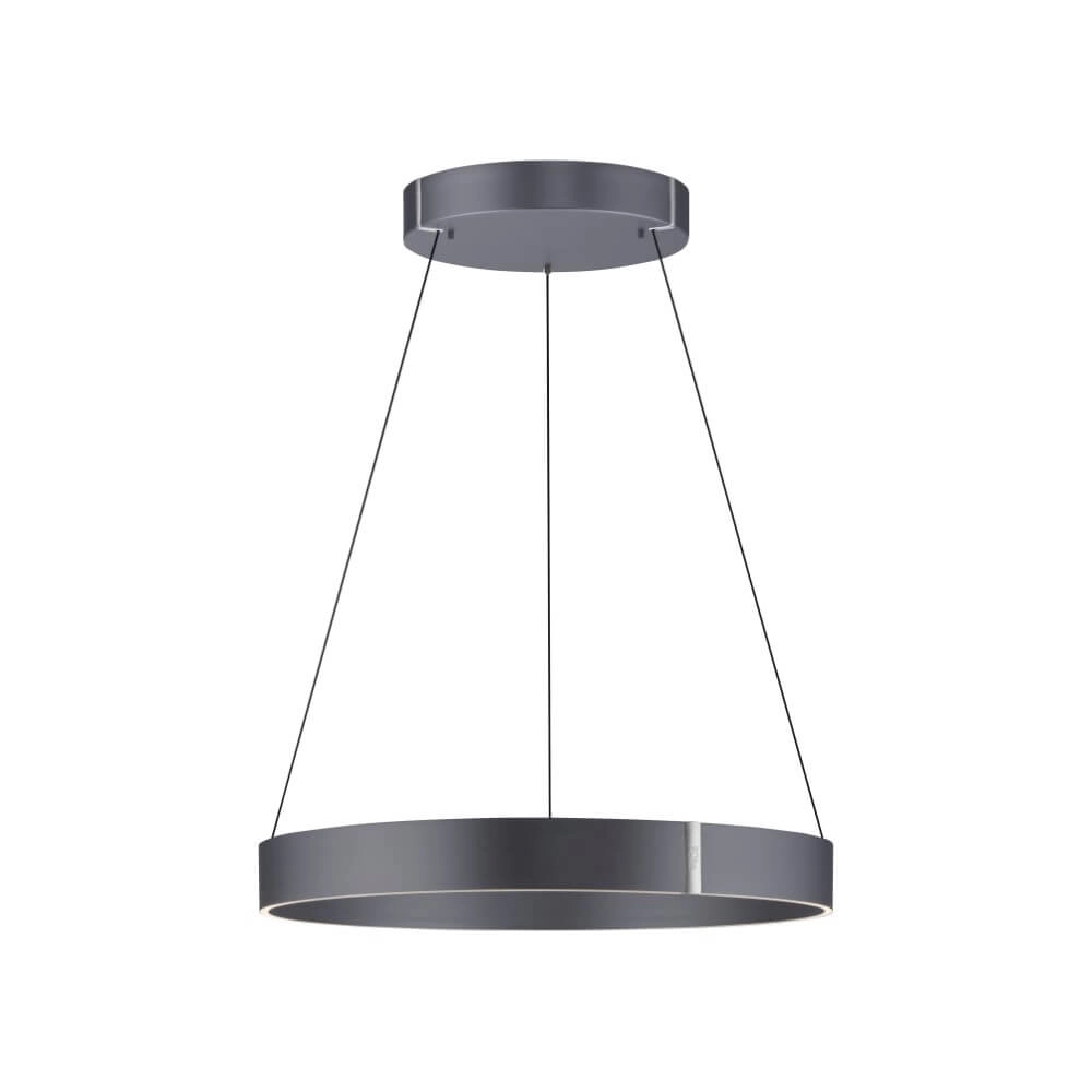 Lampe suspendue ronde Pure E-Clipse gris Ø 70cm Lampe suspendue ronde Pure E-Clipse gris Ø 70cm