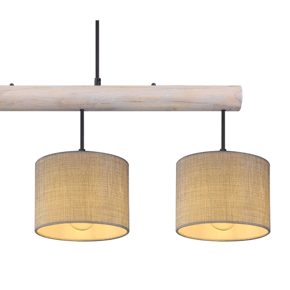 Lampe pendante de campagne Roger 4 lumières Globo 9007371409358