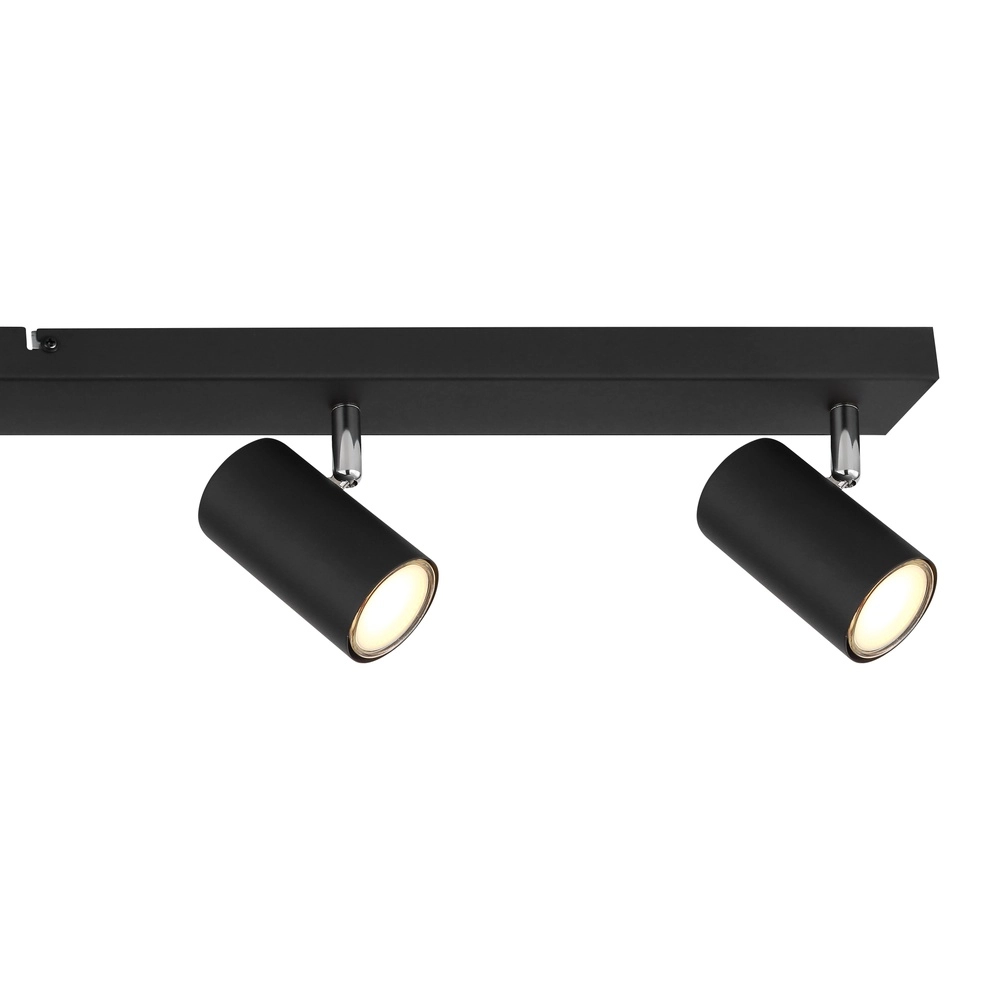 Lampe de plafond à 6 lumières Robby Noir Globo 9007371433599
