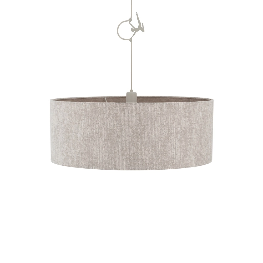 Lampe suspendue Cedro brun sable Ø 50cm Lyora 5903139116657