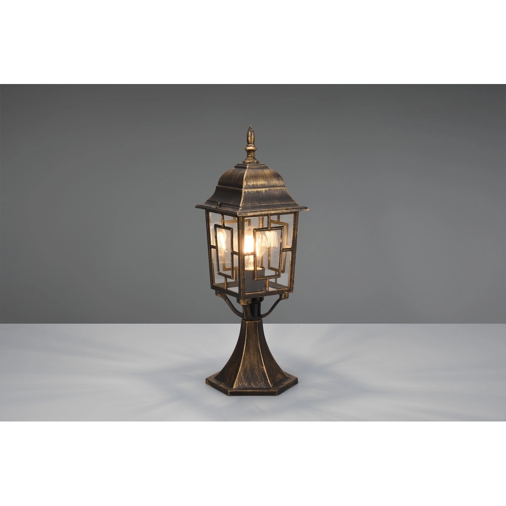 Lampe sur pied Volturno brun antique Trio 4017807543599