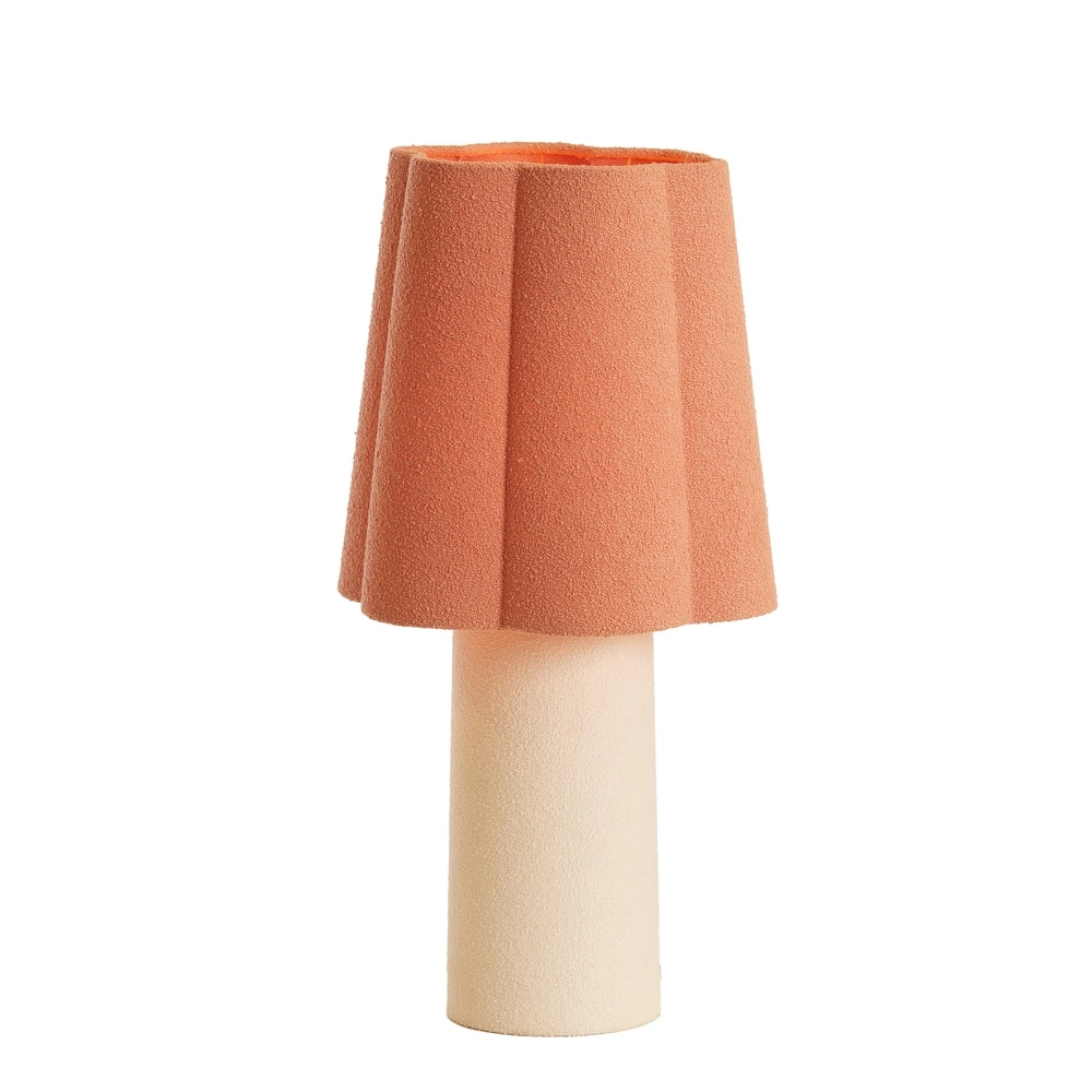 Lampe de table Musaby Forme organique - blanc et rose Light & Living 8717807784256