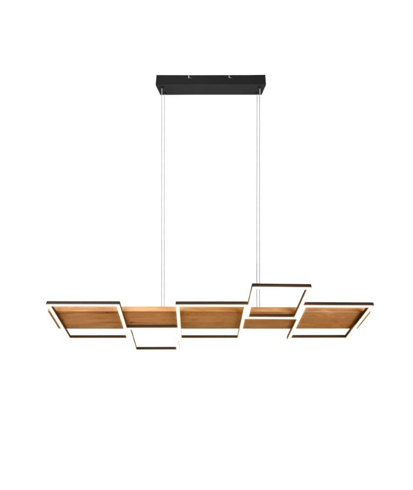 Suspension led en bois Harper Trio 4017807524963
