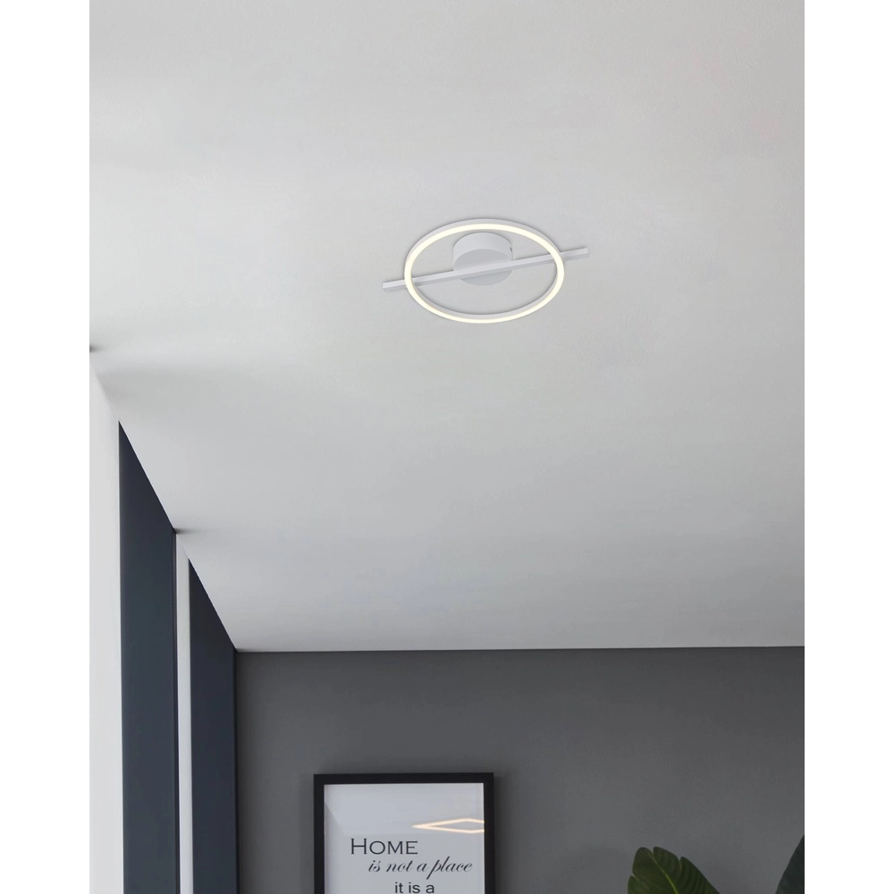 Lumière LED de plafond Amandolo Avec télécommande - blanc - rond Eglo 9008606303922