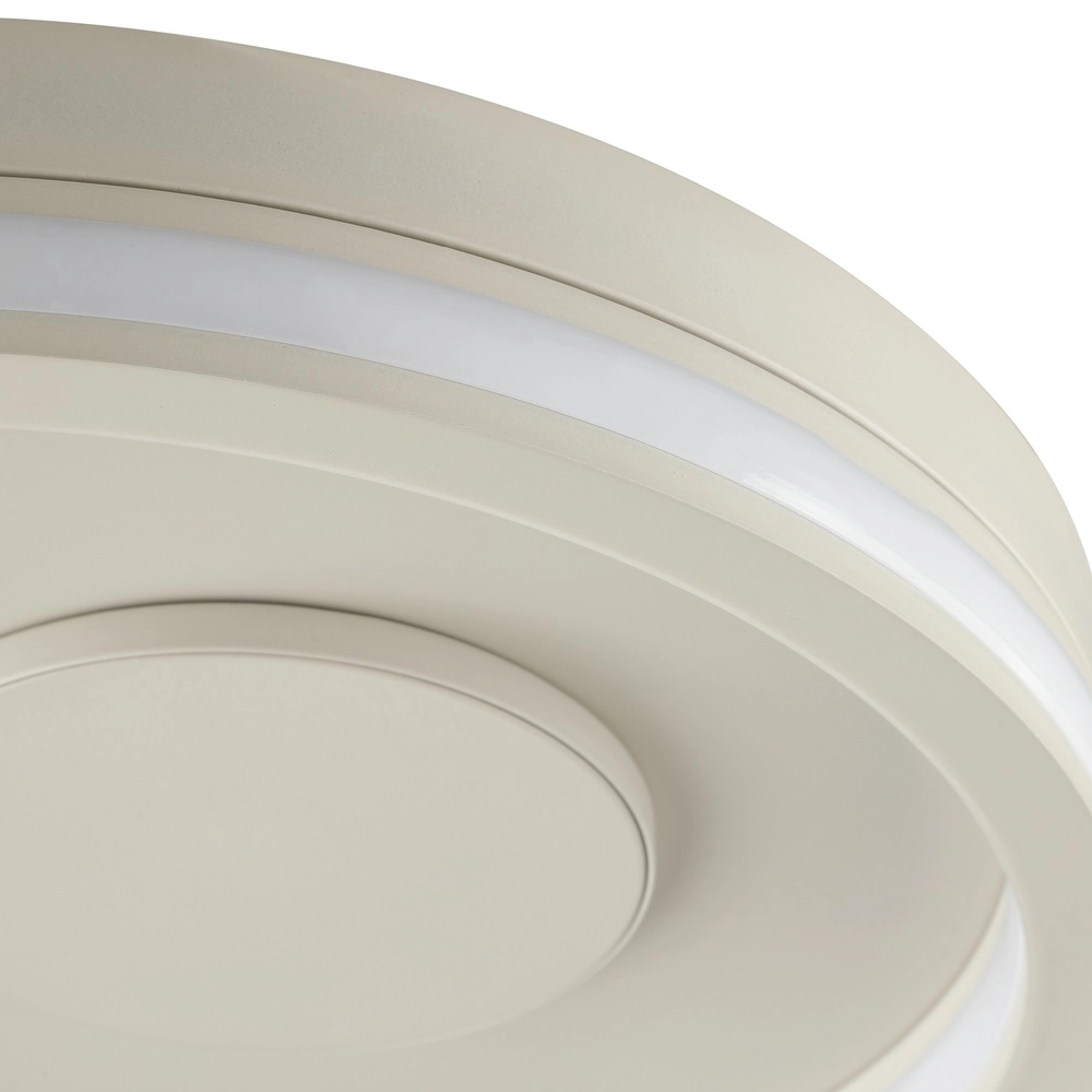 Lampe de plafond beige Revola conception Ø 40 cm Brilliant 4004353477461