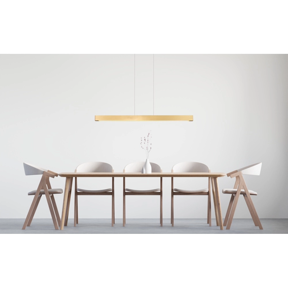 Suspension design Atina 130cm d’or Masterlight 8718121345468