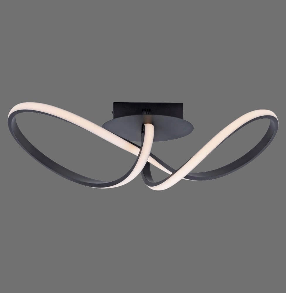 Plafonnier design Maria noir Just Light 4043689975777