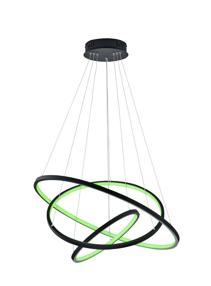 Lampe à suspension design Aaron Ø 80cm Trio 4017807473308