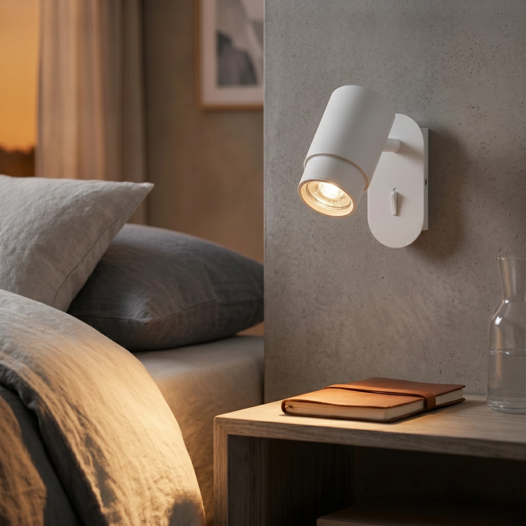 Lampe de chevet Nime blanc