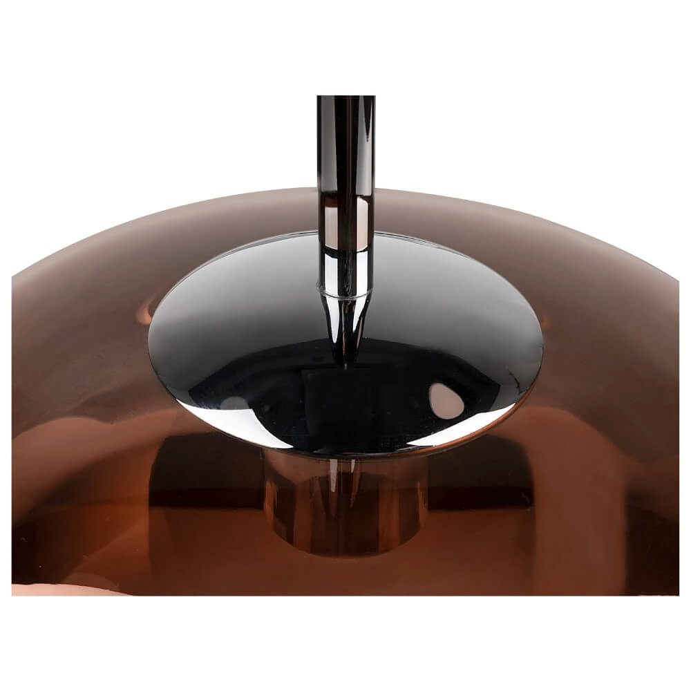 Lampe à suspension en verre Pantilo Ø 29cm - cuivre rouge SLV 4024163290005