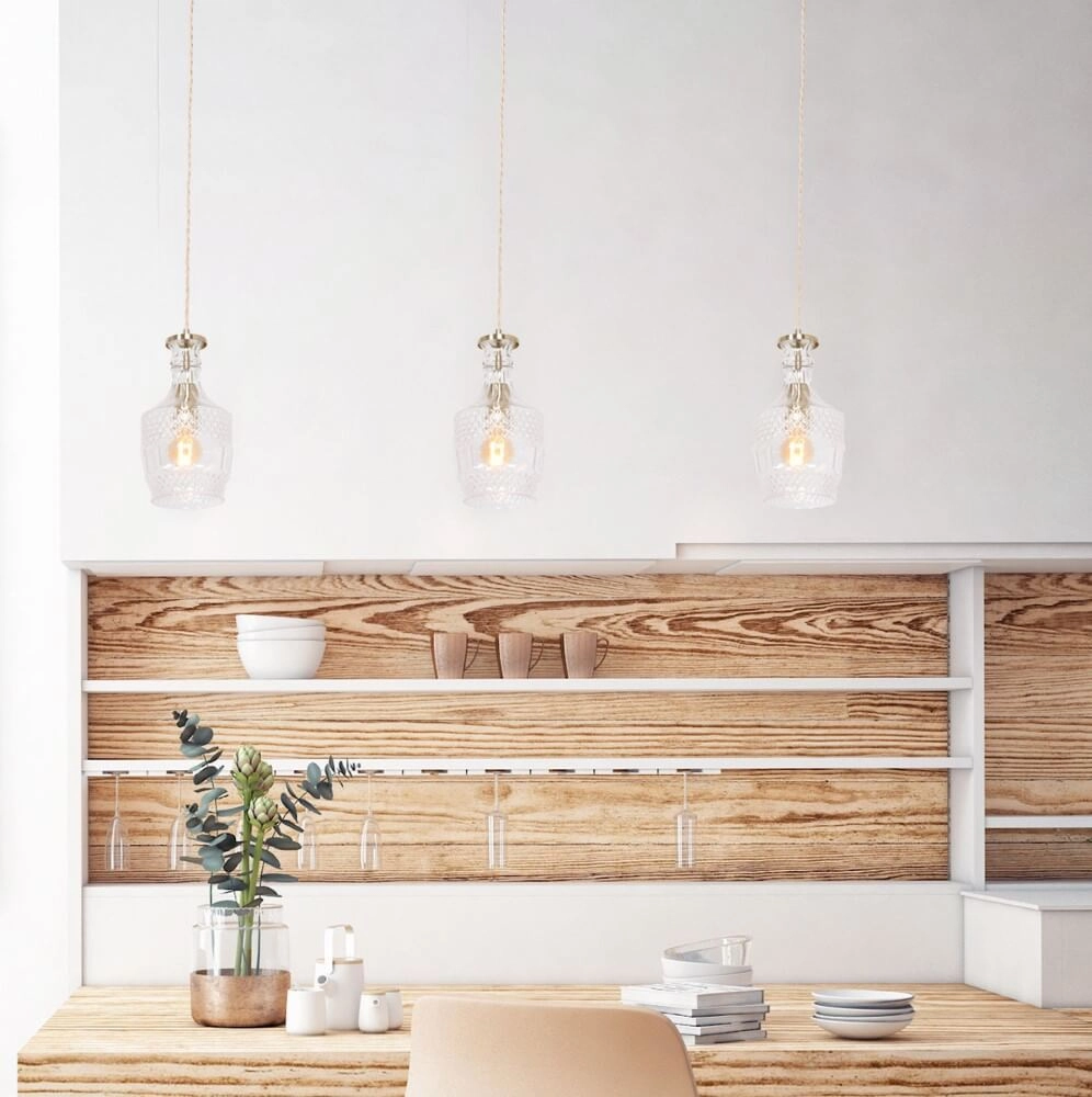 Lampe suspendue classique Grazioglass Ø 12,5 cm Steinhauer 8712746166330