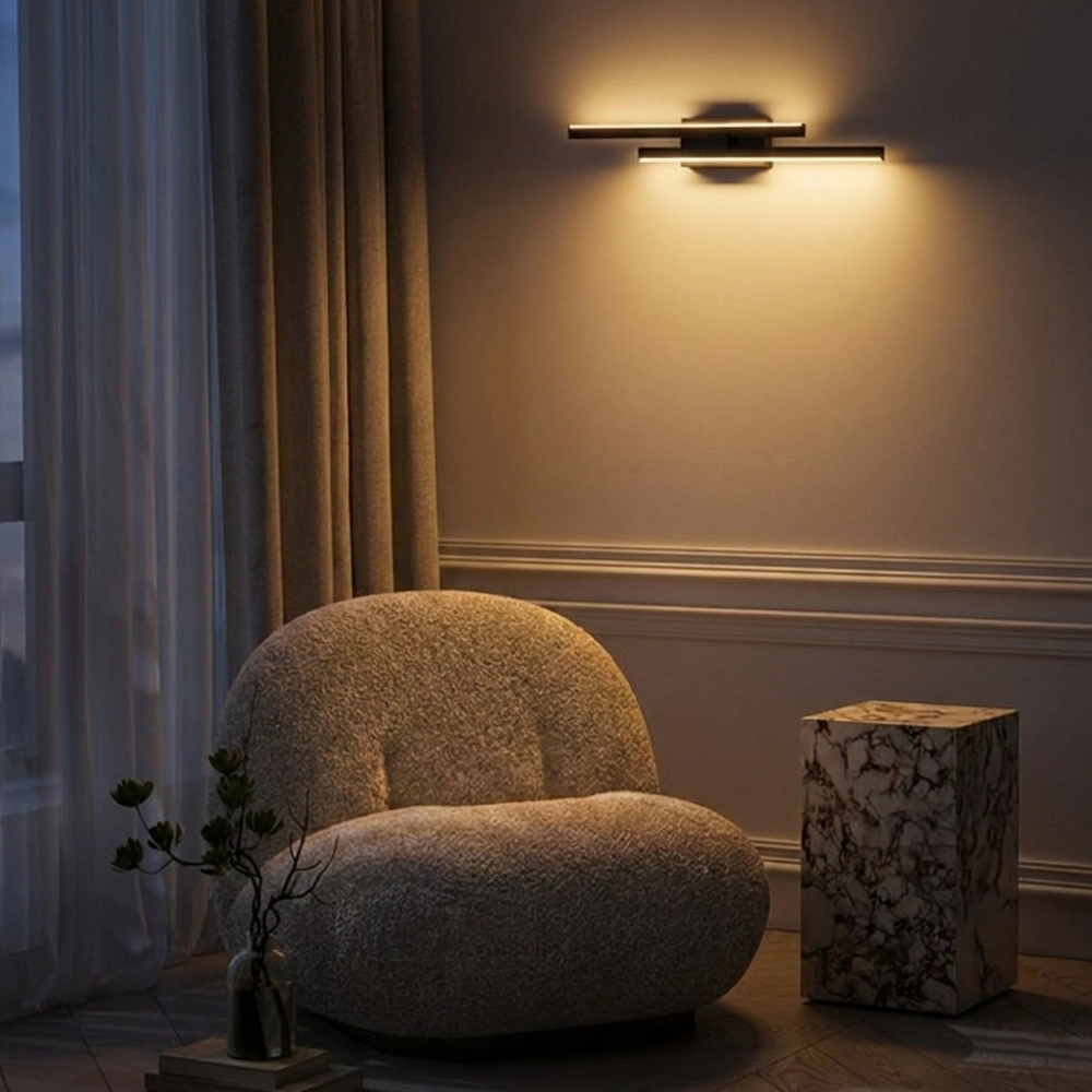 Applique murale design Amica noir