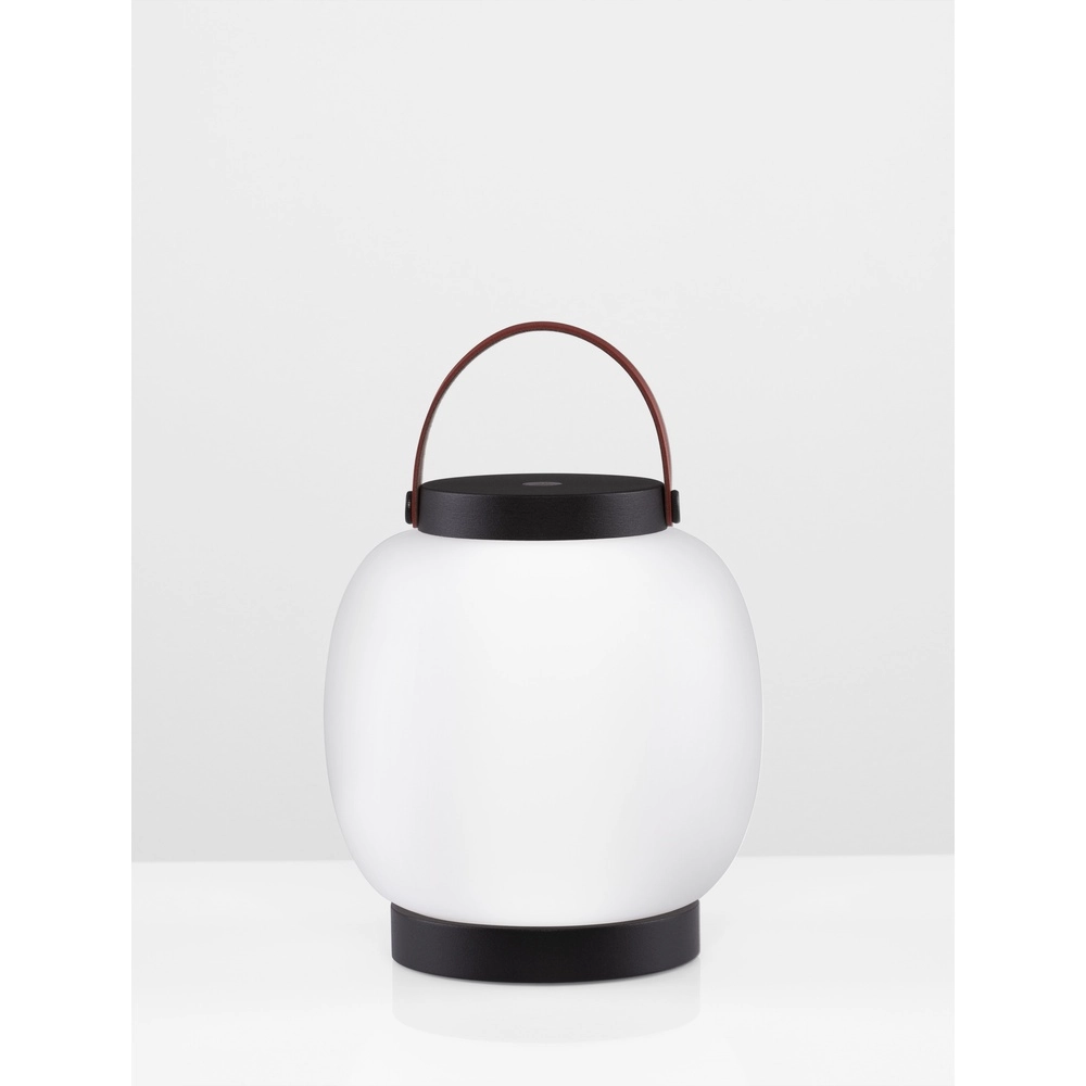 Lampe de table rechargeable Jigra anthracite avec blanc Lyora 5212017434876