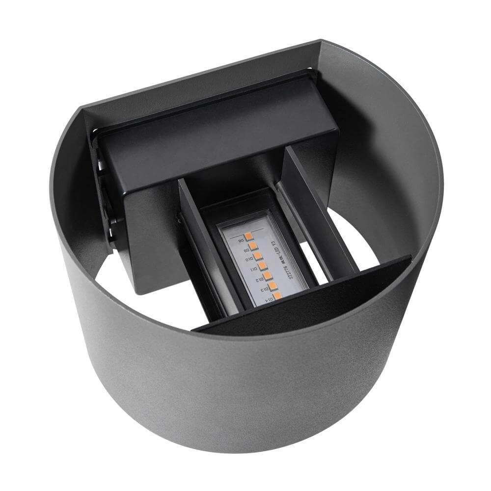 Spot rond en saillie Milda anthracite Nordlux 5704924017742