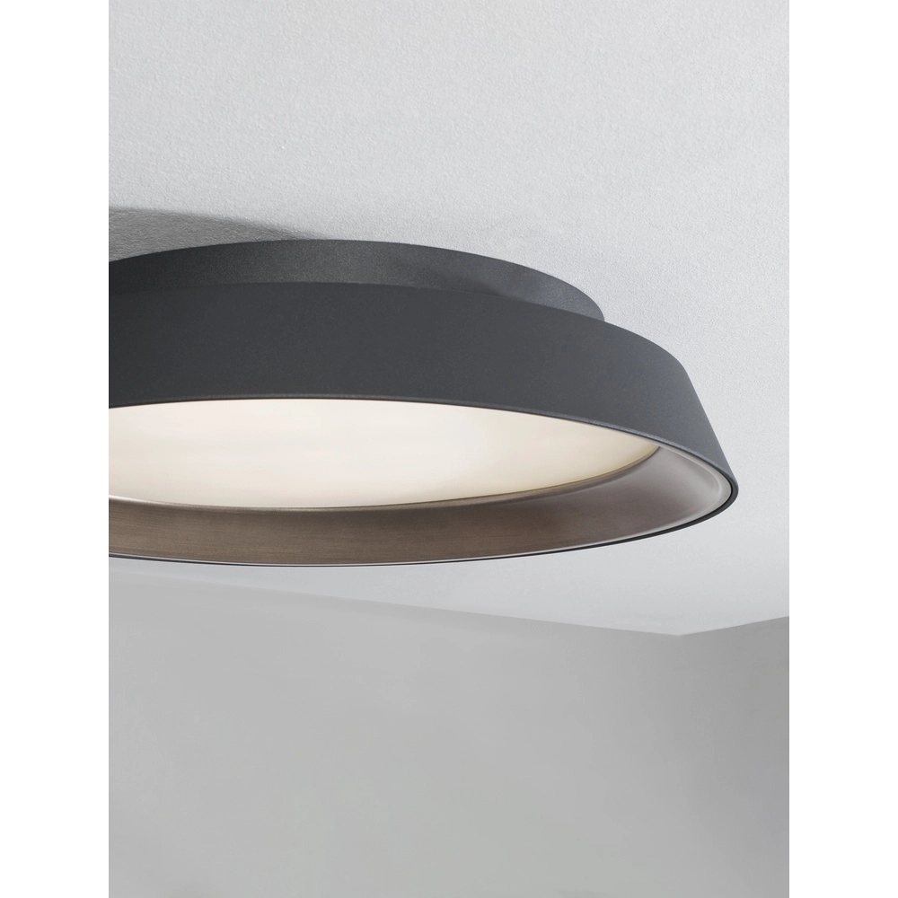 Plafonnier Vela noir Ø 45cm Lyora 5212017431684