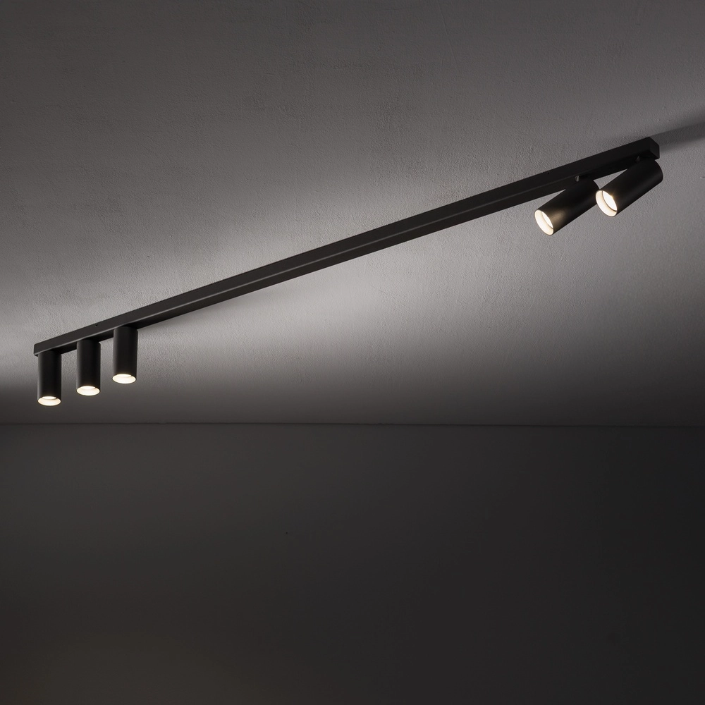 Spot monté en surface 5x GU10 Fourty Gris foncé Lyora 5903139114684