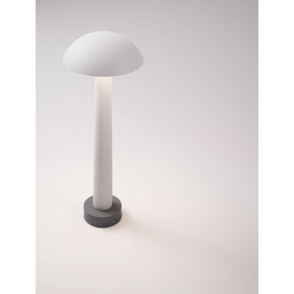 Lampe de jardin ronde Tura blanc 55cm Lyora 5212017471543