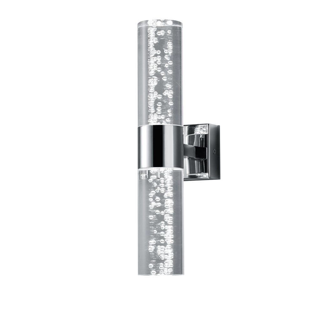 Lampe de salle de bain LED Series 2824 2 lumières chromées Lampe de salle de bain LED Series 2824 2 lumières chromées