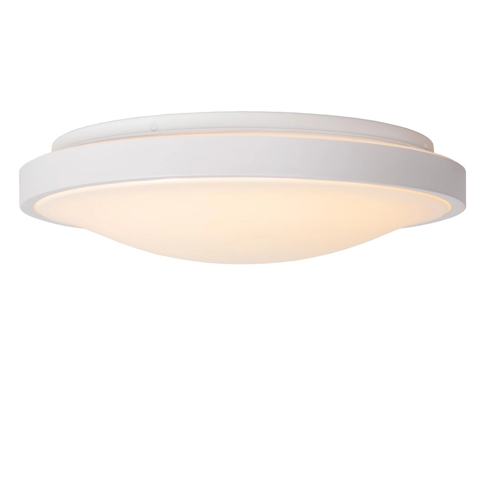 Lumière blanche de plafond Dasher Ø 41cm IP44 pour la salle de bain Lucide 5411212792129