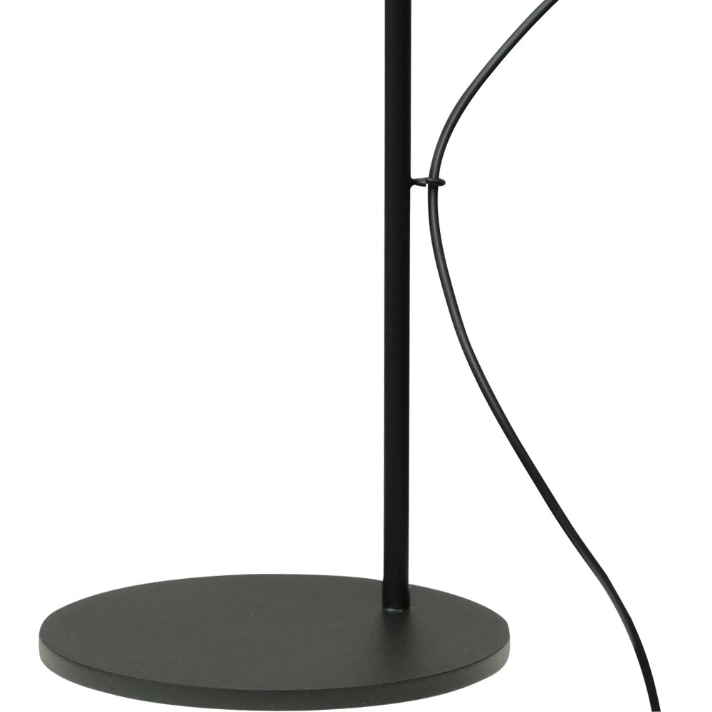 Lampe de table noire Bounty avec verre blackline Masterlight 8718121247885