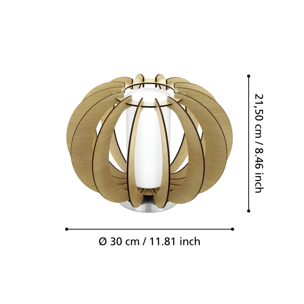 Lampe de table Stellato 1 bois Eglo 9002759956035