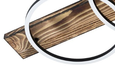 LED plafonnier Boyal avec du bois Eglo 9002759994082